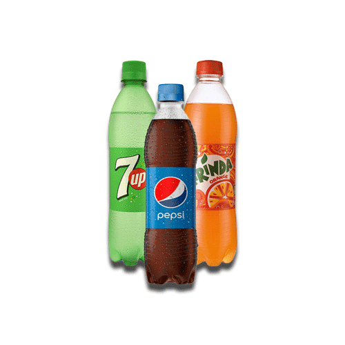 Pepsi, Mirinda o 7up 500ml