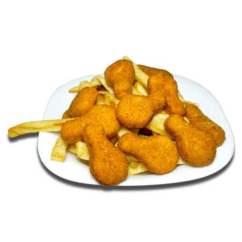 Patitas de pollo con papas